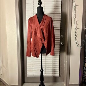 Women's BB Dakota by Steve Madden Cherry Wood Faux Suede Jacket, New, Small